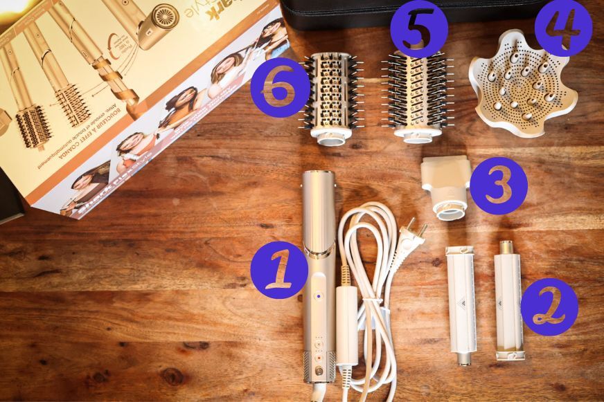 You can see the scope of delivery of the Shark FlexStyle.